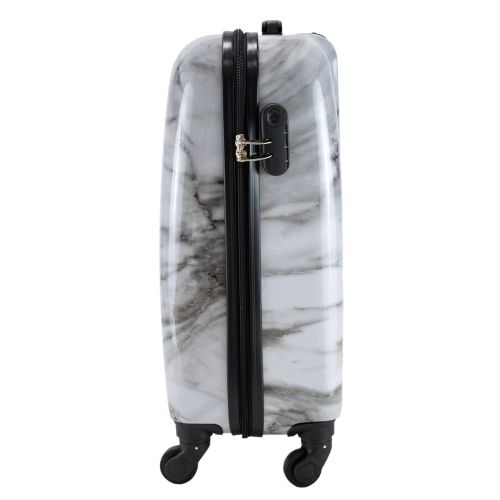 Чемодан малый для ручной клади Semi Line 20 (S) Polycarbonate/ABS-Plastic White Marble (T5731-1)