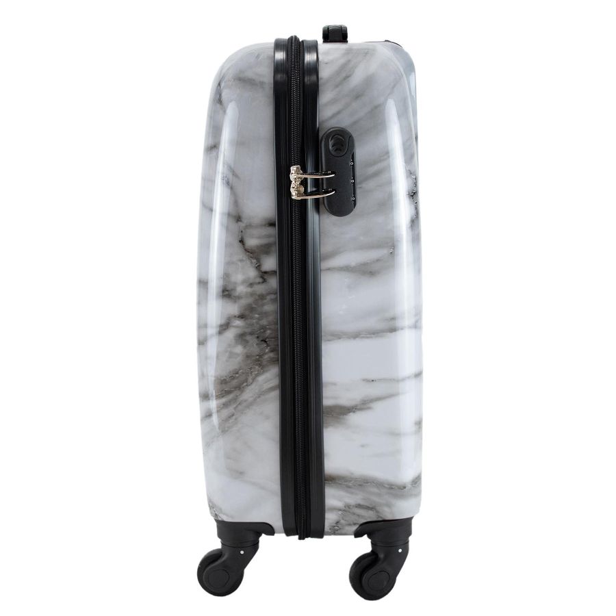 Чемодан малый для ручной клади Semi Line 20 (S) Polycarbonate/ABS-Plastic White Marble (T5731-1)