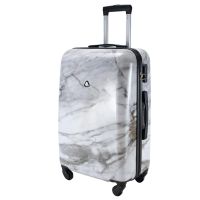 Чемодан средний Semi Line 24 дюйма (M) дюйма (M) Polycarbonate/ABS-Plastic White Marble (T5731-2)