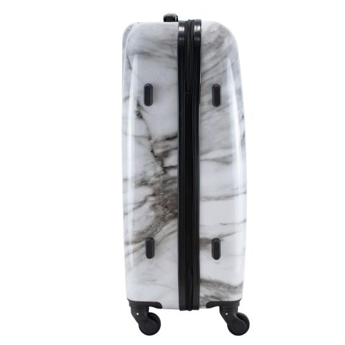 Чемодан средний Semi Line 24дюйма (M) Polycarbonate/ABS-Plastic White Marble (T5731-2)