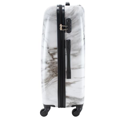 Чемодан средний Semi Line 24дюйма (M) Polycarbonate/ABS-Plastic White Marble (T5731-2)