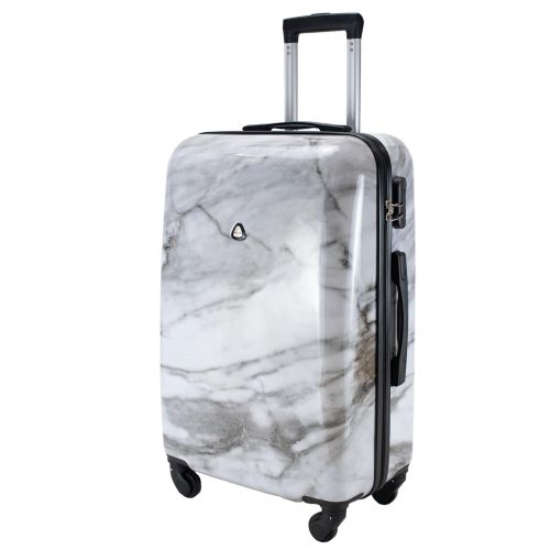 Чемодан большой Semi Line 28дюйма (L) Polycarbonate/ABS-Plastic White Marble (T5731-3)