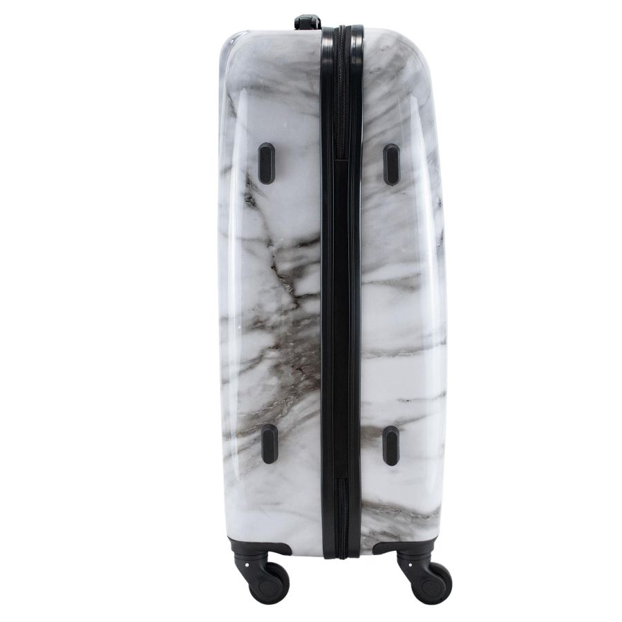 Чемодан большой Semi Line 28дюйма (L) Polycarbonate/ABS-Plastic White Marble (T5731-3)