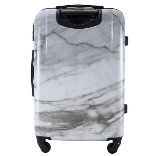 Чемодан большой Semi Line 28дюйма (L) Polycarbonate/ABS-Plastic White Marble (T5731-3)