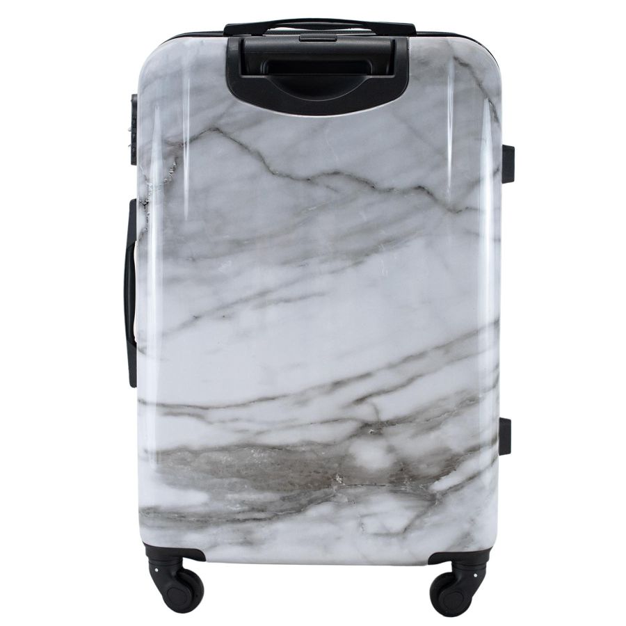 Чемодан большой Semi Line 28дюйма (L) Polycarbonate/ABS-Plastic White Marble (T5731-3)