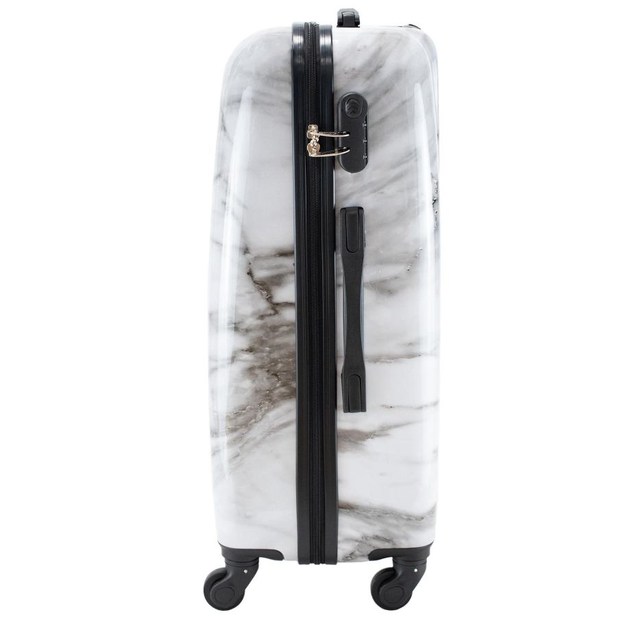 Чемодан большой Semi Line 28дюйма (L) Polycarbonate/ABS-Plastic White Marble (T5731-3)