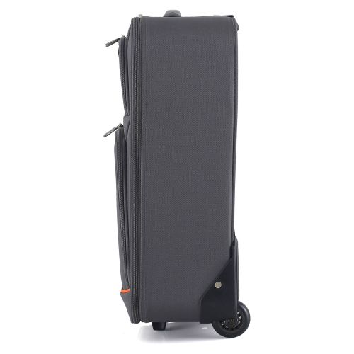 Чемодан малый для ручной клади Semi Line 20 (S) Polyester Grey/Orange Lines (T5754-1)