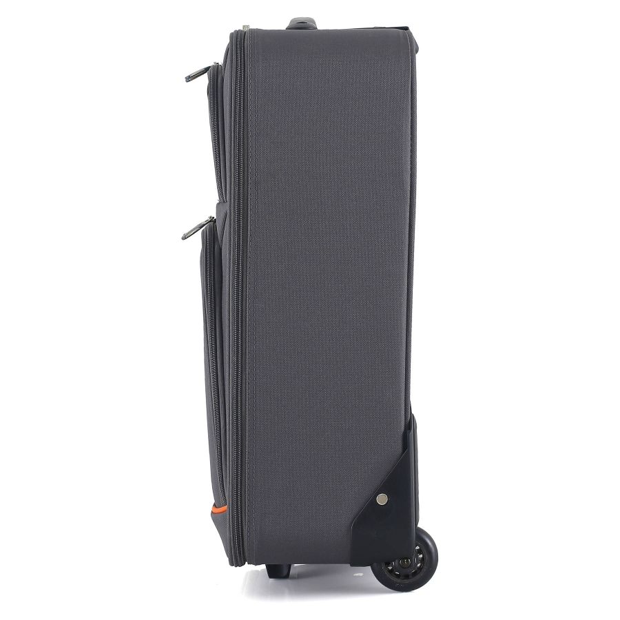 Чемодан малый для ручной клади Semi Line 20 (S) Polyester Grey/Orange Lines (T5754-1)