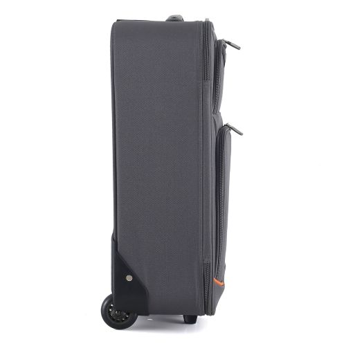 Чемодан малый для ручной клади Semi Line 20 (S) Polyester Grey/Orange Lines (T5754-1)