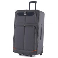 Чемодан средний Semi Line 24 дюйма (M) дюйма (M) Polyester Grey/Orange Lines (T5754-3)