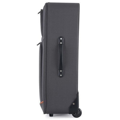 Чемодан средний Semi Line 24 дюйма (M) Polyester Grey/Orange Lines (T5754-3)