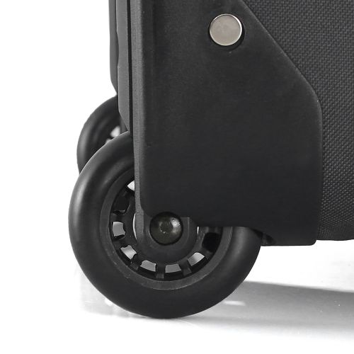 Чемодан средний Semi Line 24 дюйма (M) Polyester Grey/Orange Lines (T5754-3)