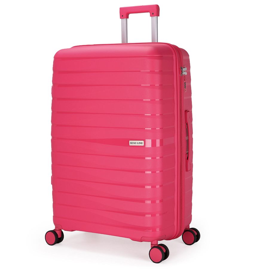 Чемодан большой Semi Line 28 дюймов (L) Polypropylene Magenta (T5796-3)