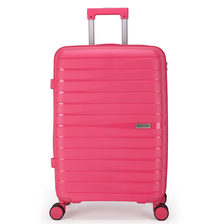 Чемодан большой Semi Line 28 дюймов (L) Polypropylene Magenta (T5796-3)