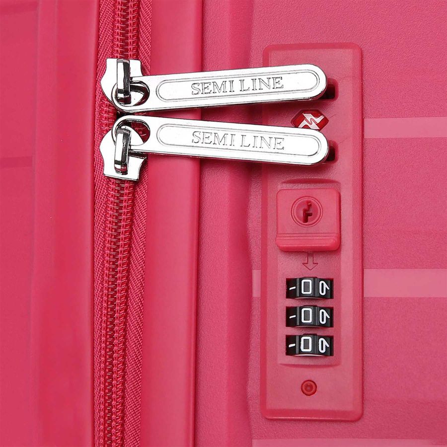 Чемодан большой Semi Line 28 дюймов (L) Polypropylene Magenta (T5796-3)