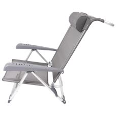 Кресло раскладное Bo-Camp Saint-Tropez Grey (1204796)