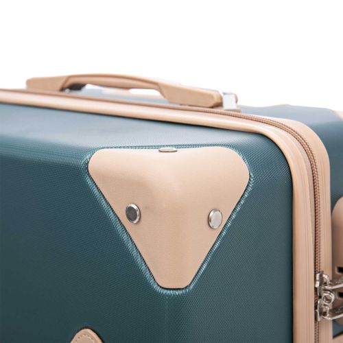 Чемодан малый под ручную кладь Semi Line 20 (S) ABS-Plastic Green-Navy (T5838-2)