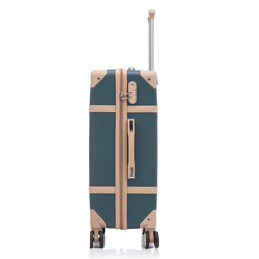 Чемодан средний Semi Line 24 дюйма (M) ABS-Plastic Green-Navy (T5838-3)