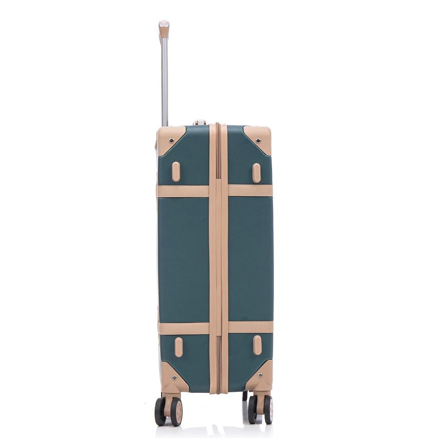Чемодан средний Semi Line 24 дюйма (M) ABS-Plastic Green-Navy (T5838-3)