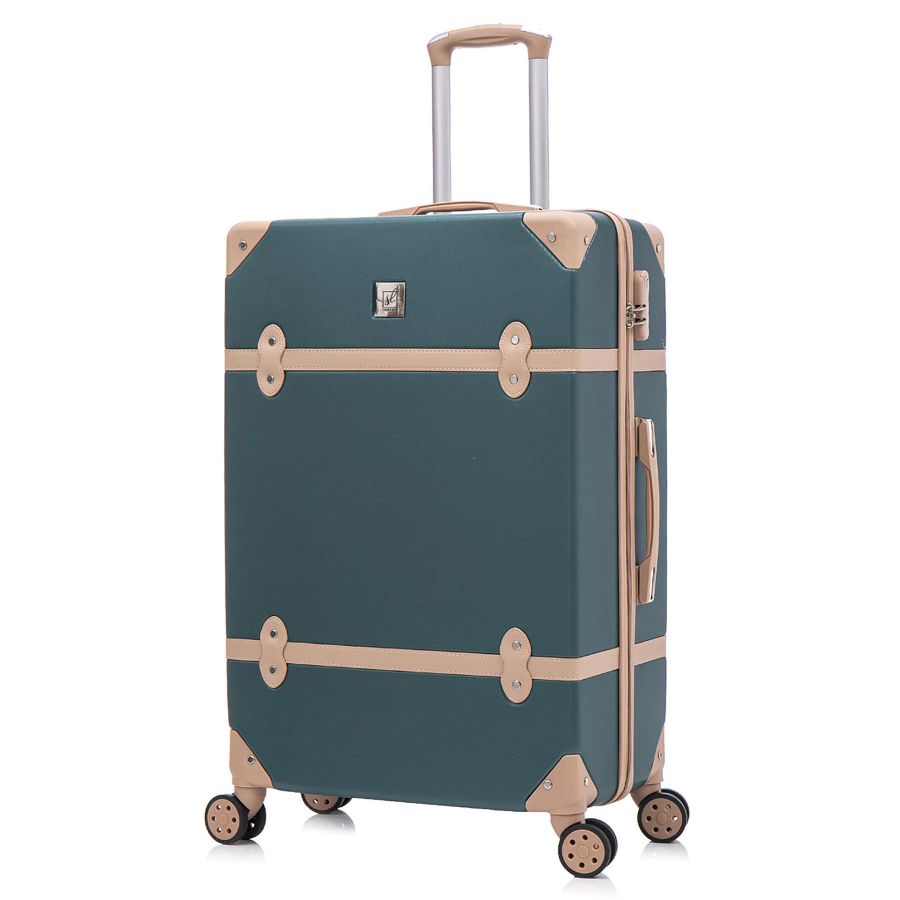 Чемодан большой Semi Line 28 дюймов (L) ABS-Plastic Green-Navy (T5838-4)