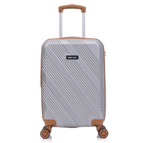 Чемодан малый для ручной клади Semi Line 20 (S) ABS-Plastic Light Grey (T5849-1)