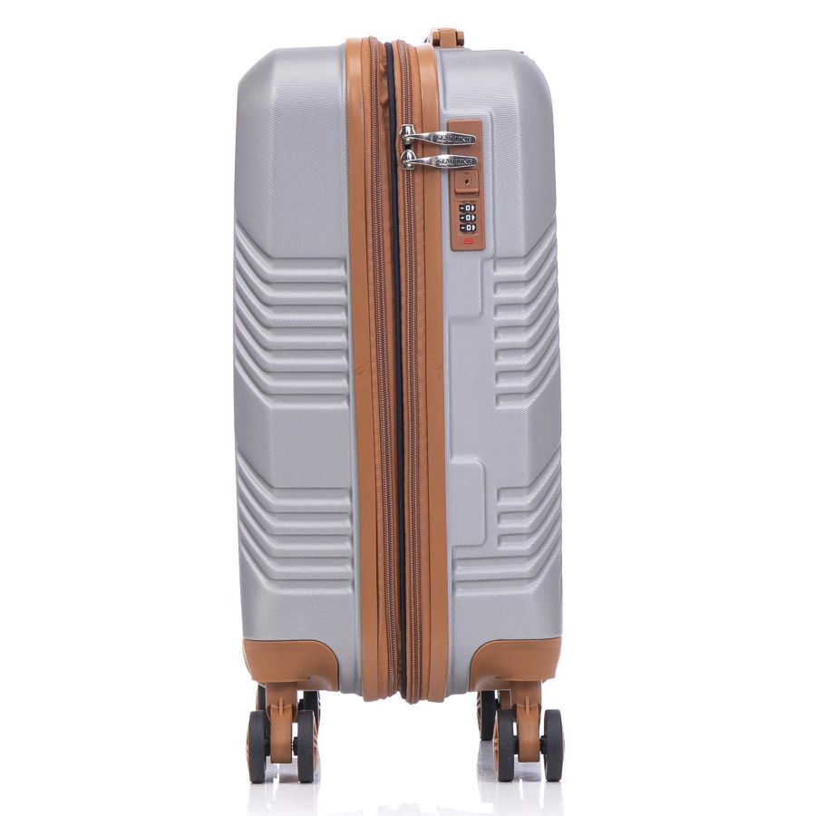Чемодан малый для ручной клади Semi Line 20 (S) ABS-Plastic Light Grey (T5849-1)
