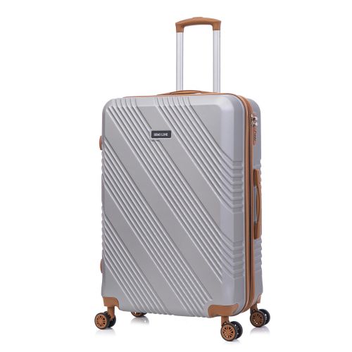 Чемодан средний Semi Line 24 дюйма (M) ABS-Plastic Light Grey (T5849-2)