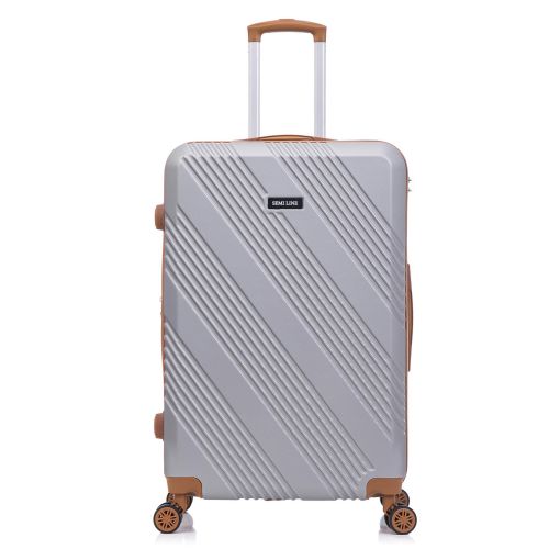 Чемодан средний Semi Line 24 дюйма (M) ABS-Plastic Light Grey (T5849-2)