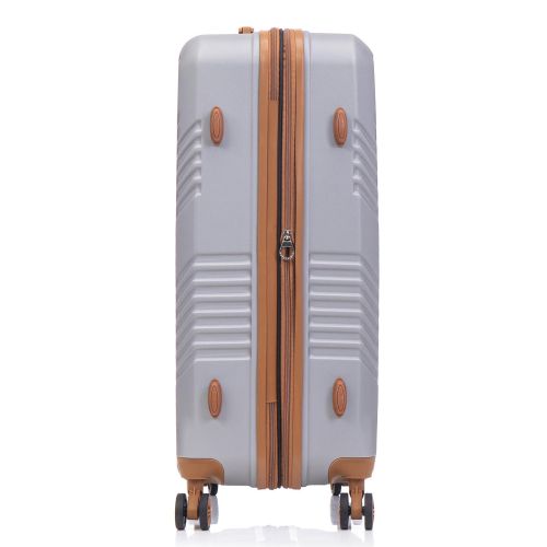 Чемодан средний Semi Line 24 дюйма (M) ABS-Plastic Light Grey (T5849-2)