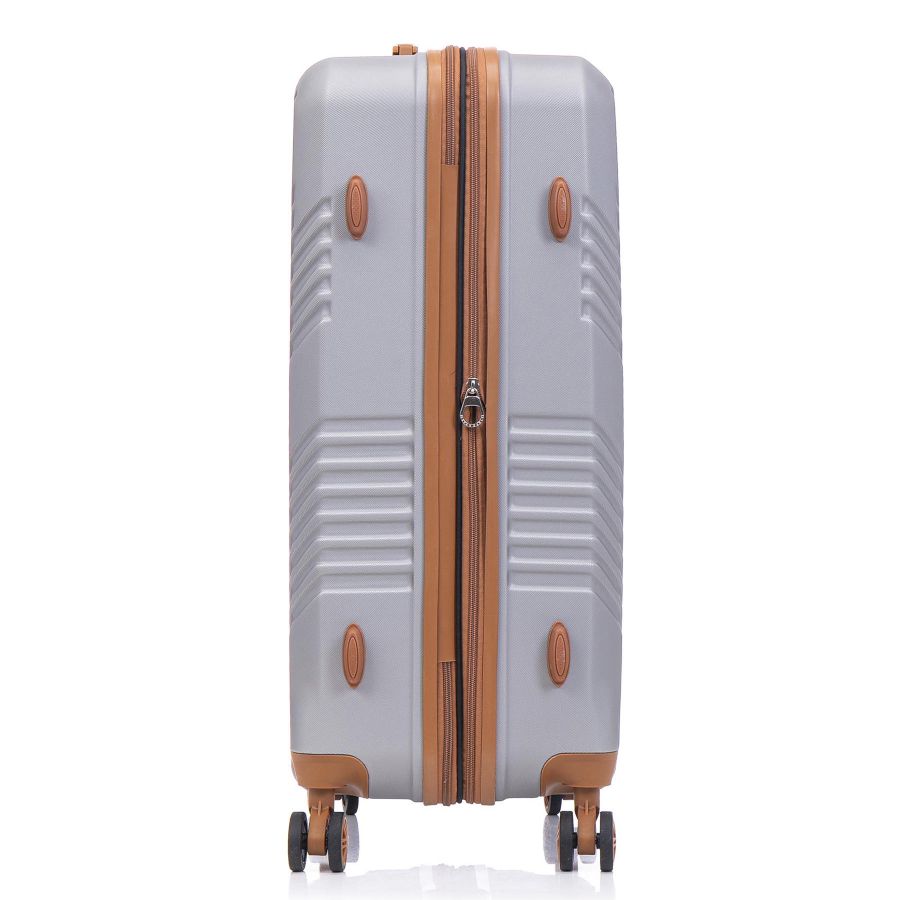 Чемодан средний Semi Line 24 дюйма (M) ABS-Plastic Light Grey (T5849-2)