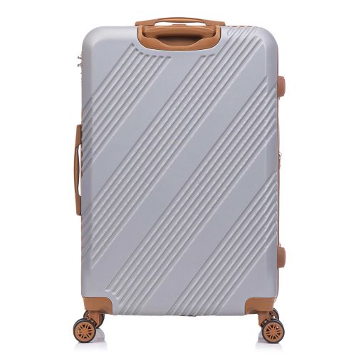 Чемодан средний Semi Line 24 дюйма (M) ABS-Plastic Light Grey (T5849-2)