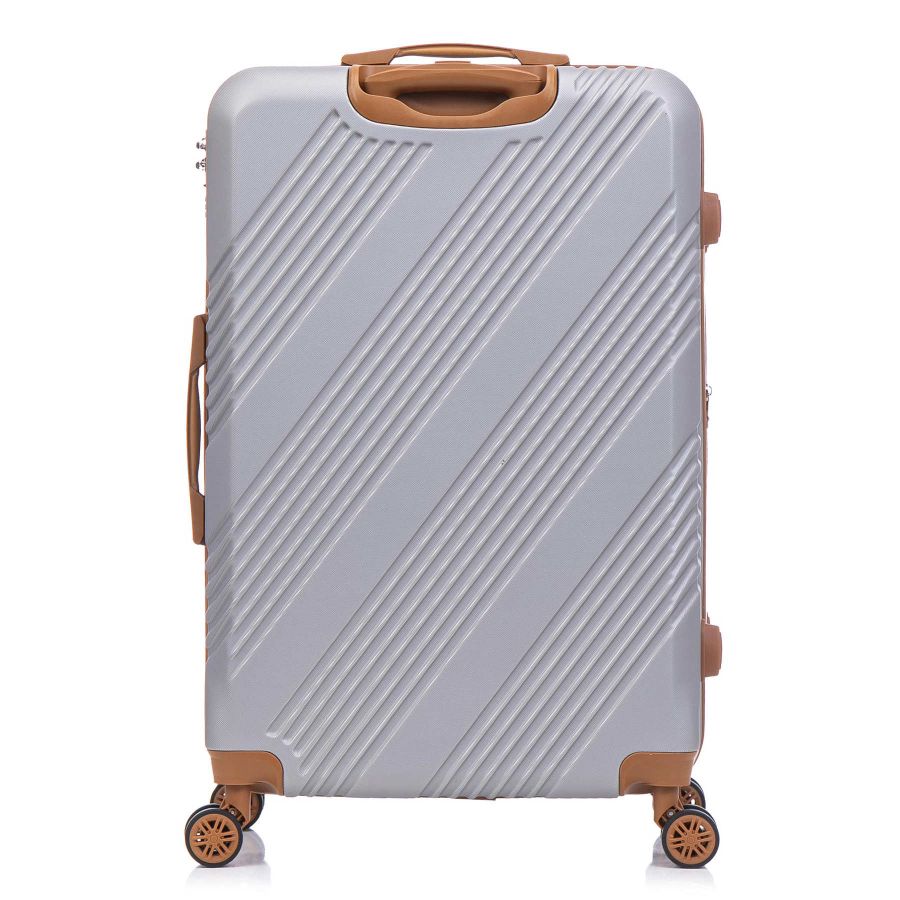 Чемодан средний Semi Line 24 дюйма (M) ABS-Plastic Light Grey (T5849-2)
