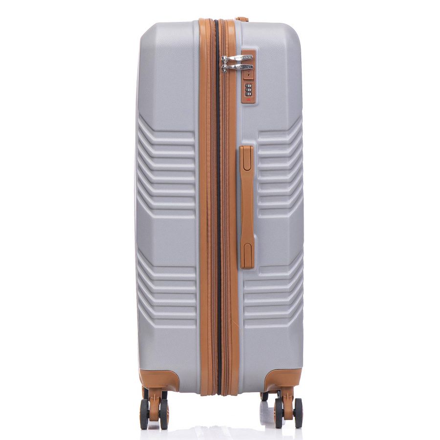 Чемодан средний Semi Line 24 дюйма (M) ABS-Plastic Light Grey (T5849-2)
