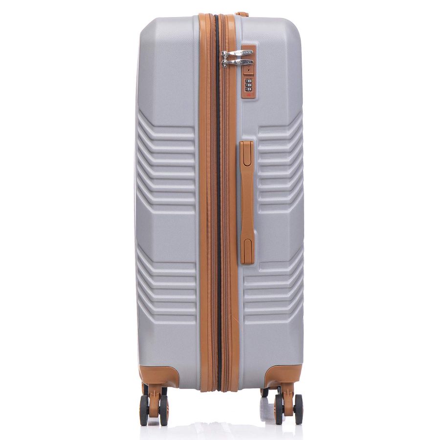 Чемодан большой Semi Line 28 дюймов (L) ABS-Plastic Light Grey (T5849-3)
