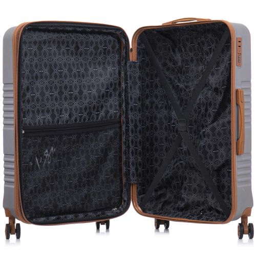 Чемодан большой Semi Line 28 дюймов (L) ABS-Plastic Light Grey (T5849-3)