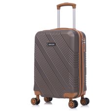 Чемодан маленький для ручной клади Semi Line 20 дюймов (S) дюймов (S) ABS-Plastic Brown (T5850-1)