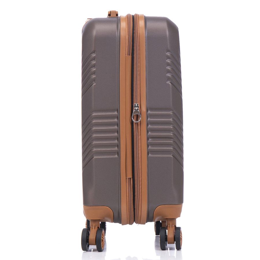 Чемодан маленький для ручной клади Semi Line 20 (S) ABS-Plastic Brown (T5850-1)