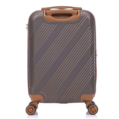 Чемодан маленький для ручной клади Semi Line 20 (S) ABS-Plastic Brown (T5850-1)