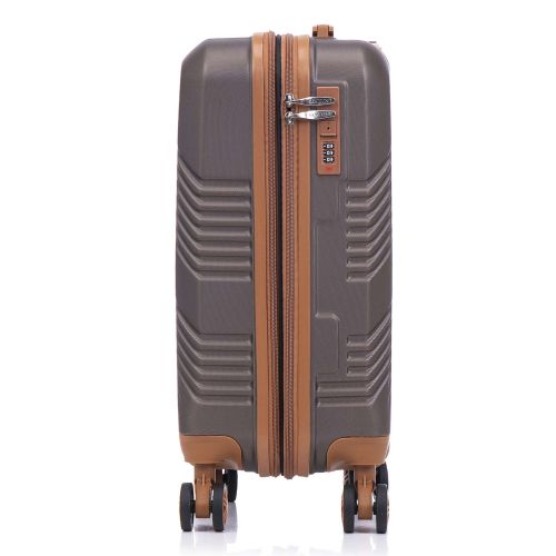 Чемодан маленький для ручной клади Semi Line 20 (S) ABS-Plastic Brown (T5850-1)