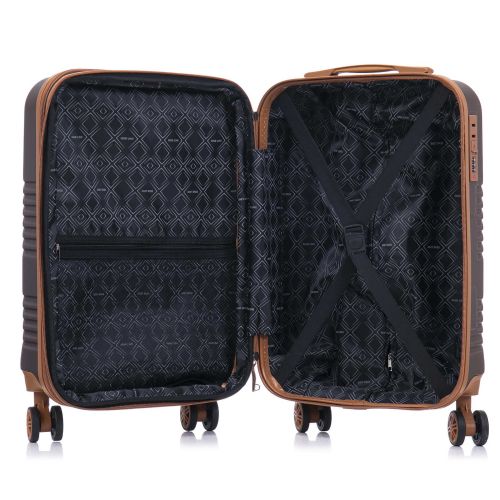 Чемодан маленький для ручной клади Semi Line 20 (S) ABS-Plastic Brown (T5850-1)
