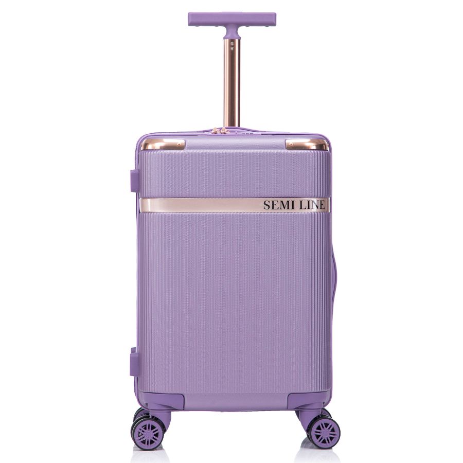 Чемодан малый для ручной клади Semi Line 20дюйма (S) ABS-Plastic Purple (T5916-2)