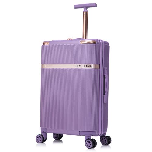 Чемодан средний Semi Line 24 дюйма (M) ABS-Plastic Purple (T5916-3)