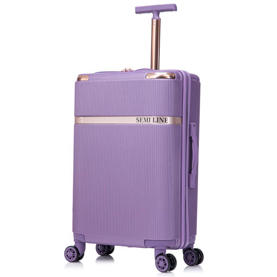 Чемодан большой Semi Line 28 дюймов (L) ABS-Plastic Purple (T5916-4)
