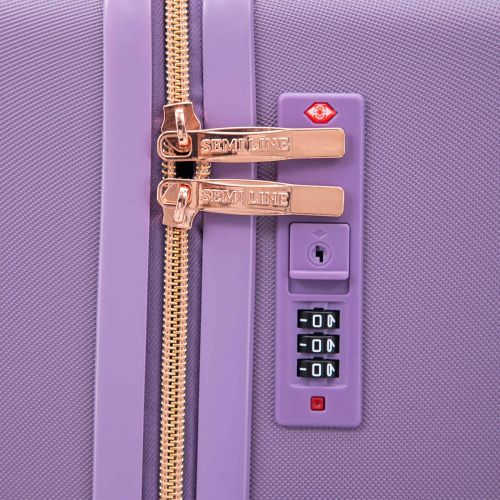 Чемодан средний Semi Line 24 дюйма (M) ABS-Plastic Purple (T5914-2)