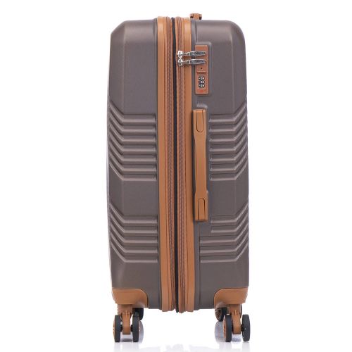 Чемодан средний Semi Line 24 дюйма (M) ABS-Plastic Brown (T5850-2)