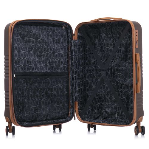 Чемодан средний Semi Line 24 дюйма (M) ABS-Plastic Brown (T5850-2)