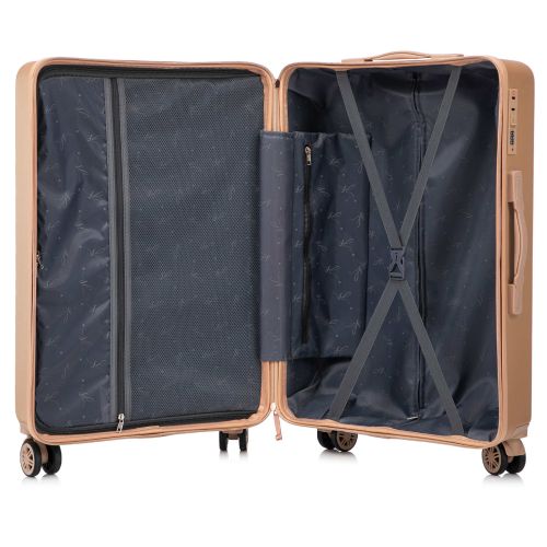 Чемодан большой Semi Line 28 дюймов (L) ABS-Plastic Golden (T5912-3)