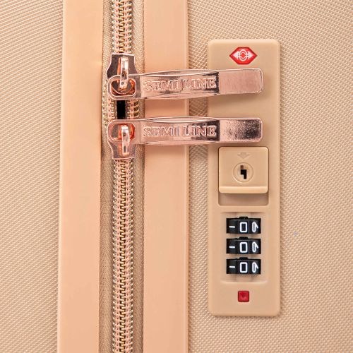 Чемодан большой Semi Line 28 дюймов (L) ABS-Plastic Golden (T5912-3)