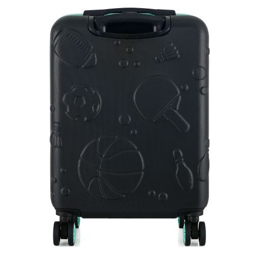 Чемодан малый детский Semi Line 20 (S) ABS-Plastic Black/Blue (T5889-2)