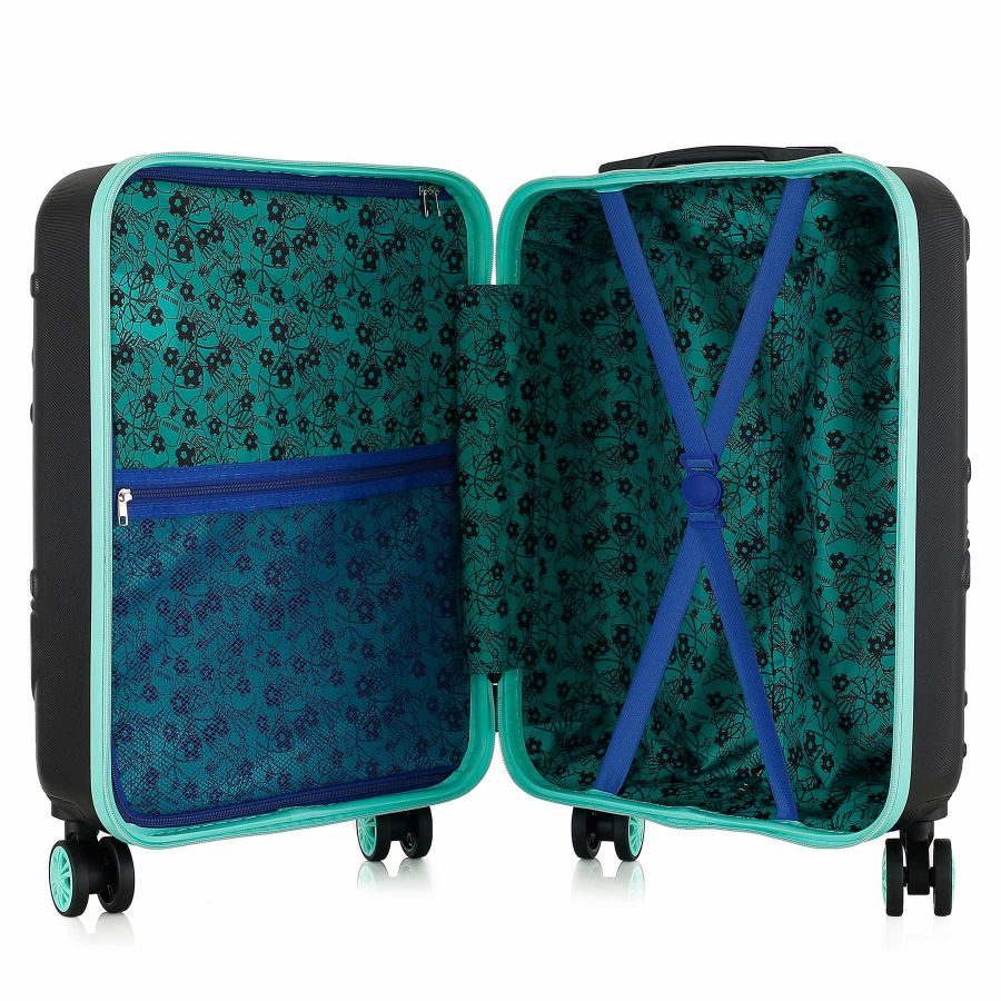 Чемодан малый детский Semi Line 20 (S) ABS-Plastic Black/Blue (T5889-2)